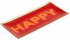 Giftcompany - Glasteller "Love Plates" HAPPY Dekoteller 10x21cm Rot 1088305003 Bild 3