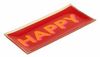 Giftcompany - Glasteller "Love Plates" HAPPY Dekoteller 10x21cm Rot 1088305003 Bild 4