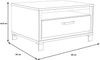 Couchtisch >TRONDHEIM< in Artisan Eiche / Schwarz Eiche - 80x44,8x60cm (BxHxT) Bild 4