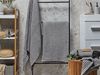 Badehandtuch Set 4-teilig Grau Baumwolle Zero-Twist-Garn Bild 3