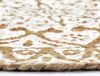 vidaXL Tischsets 6 Stk. Weiß 38 cm Rund Jute 133867 Bild 3