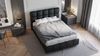 PANDA MÖBEL GmbH Polsterbett BLISS Luxus-Bett mit Lattenrost Wahl Bonell,Taschen und Kokosmatratze, Ein Luxusbett in jeder Größe 140x200cm 160x200 cm 180x200cm Bild 3