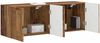 2-tlg. TV-Wandschrank, Fernsehschrank Altholz 59,5 x 31 x 40 cm Holzwerkstoff Bild 3