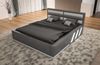 Bett Komplettbett Apollonia - grau-weiß - 200x200 cm Bild 3