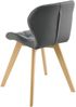 Esszimmerstuhl Älmhult 2-er Set 78x47x52 cm Kunstleder Grau [en. casa] Bild 4