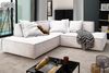 KAWOLA Sofa SAMU Ecksofa Stoff beige Recamiere links 72 x 224 x 226 cm Bild 2