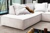KAWOLA Sofa SAMU Ecksofa Stoff beige Recamiere links 72 x 224 x 226 cm Bild 4