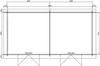 Pultdach Gartenhaus Ezra 6P Kiefer Bild 3