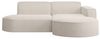 Kaiser Möbel Ecksofa Designer MODENA STUDIO L stoff Poso, Neve, Quelle Bild 4