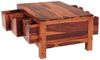 Couchtisch Amba 90x40x60 aus indischem Sheesham-Massivholz Bild 4