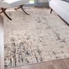 Mazovia Designteppich Modern Abstrakt Teppich für Wohnzimmer Schlafzimmer Büro - Kurzflor, 80 x 150 cm, Fußbodenheizung Bild 2