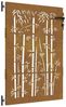 vidaXL Gartentor 85x150 cm Cortenstahl Bambus-Design 153235 Bild 2