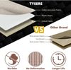 TYEERS Extra Große Aufbewahrungsbox Stoff Faltbare Kisten 55x33x30 cm Beige Bild 5