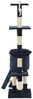 vidaXL Katzen-Kratzbaum mit Sisal-Säulen 138 cm Dunkelblau 170582 Bild 5