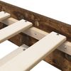 vidaXL Bettrahmen Geräucherte Eiche 80 x 200 cm Holzwerkstoff 8009047 Bild 5