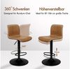 LuxusKollektion Barhocker Barhocker 2er Set Höhenverstellbar Drehhocker Remy Braun Remy Serie Bild 2