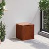 vidaXL Gartenbank Wetterfeststahl 40 x 40 x 43 cm 874918 Bild 3
