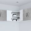 vidaXL Wand-Eckschrank LUCCA Betongrau 57 x 57 x 40 cm Holzwerkstoff 884958 Bild 4