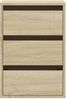 vidaXL Kommode Sonoma-Eiche 40x41x58 cm Holzwerkstoff 852836 Bild 4