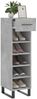 vidaXL Schuhschrank Betongrau 30x35x105 cm Holzwerkstoff 829704 Bild 4