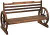 vidaXL Gartenbank 112 cm Massivholz Tanne 313891 Bild 1