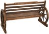 vidaXL Gartenbank 112 cm Massivholz Tanne 313891 Bild 5