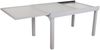 Gartentisch ADAM - Aluminium/Temperglas, Grau, 90x135x75cm | Ausziehtisch Esstisch Wetterfest Outdoor Tisch Bild 3