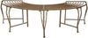 vidaXL Baumbank 4-Sitzanzahl 160 x 80 x 44 cm Stahl Antikbraun 42029510 Bild 1