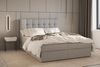 MOEBLO Boxspringbett Bett 05 (Polsterbett Kontinentalbett, Bonell, Topper, Doppelbett, gepolstertes Kopfteil mit Bettkasten), gepolstertes Kopfteil mit Bettkasten Bild 5