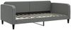 vidaXL Tagesbett Ausziehbar mit Matratzen Dunkelgrau 100x200 cm Stoff 3196840 Bild 4