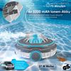 KESSER® Poolroboter Poolreiniger Akku Aqua-9000 inkl. Transporttasche Pool Roboter für bis 80m² Pools, Li-Ion Akku max. 75 min, Kabellos Poolsauger Bodenreinigung Vollautomatisch Bodensauger Anthrazit Bild 4