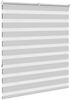 vidaXL Doppelrollo Hellgrau 135x150 cm Stoffbreite 130,9 cm Polyester 4014450 Bild 4