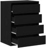 vidaXL Schubladenschrank Schwarz 60 x 41 x 76 cm Holzwerkstoff 868922 Bild 5