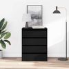 vidaXL Schubladenschrank Schwarz 60 x 41 x 76 cm Holzwerkstoff 868922 Bild 4