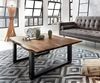 Couchtisch Baumkante 120x80 cm Akazie nussbaumfarben schwarz 72402653 Bild 5