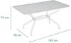 Royal Garden Royal Verso Tisch 145 x 90 cm Streckmetall Bild 2