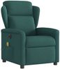 vidaXL Massagesessel Elektrisch Dunkelgrün Stoff 3303130 Bild 4