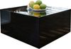 SalesFever Couchtisch, MDF Schwarz, 60 x 60 x 30 cm Bild 2