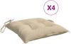 vidaXL Palettenkissen 4 Stk. Beige 50x50x7 cm Oxford-Gewebe 361517 Bild 2