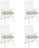 vidaXL Palettenkissen 4 Stk. Beige 50x50x7 cm Oxford-Gewebe 361517 Bild 4