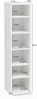 CD-Regal WL5.836 Holz 21 x 90 x 20 cm Offenes Bücherregal Schmal, CD Aufbewahrung Klein, Design Nischenregal Weiß, Standregal 6 Fächer Offen, CD Holzregal Weiss, Stehregal Modern Bild 4