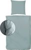 Hahn Renforce Bettwäsche 135x200 stonewashed grau-grün 123061-588 Bild 4