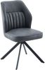HELA 4-Fußstuhl PRIZZI (Set, 2 St), 4-Fuß, 360° drehbar, Gestell oval, gepolstert, Lederoptik Bild 2