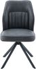 HELA 4-Fußstuhl PRIZZI (Set, 2 St), 4-Fuß, 360° drehbar, Gestell oval, gepolstert, Lederoptik Bild 3