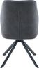HELA 4-Fußstuhl PRIZZI (Set, 2 St), 4-Fuß, 360° drehbar, Gestell oval, gepolstert, Lederoptik Bild 4