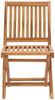 vidaXL Gartenstühle 2 Stk. mit Hellblauen Kissen Massivholz Teak 3062452 Bild 4