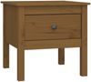 vidaXL Beistelltisch Honigbraun 50x50x49 cm Massivholz Kiefer 813800 Bild 2