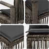 vidaXL Gartensofa-set 7 pcs Grau Poly-Rattan 3435680 Bild 5
