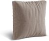 Micadoni Kissen Martina Strukturierter Stoff Boston Dunkelbeige 65x65 Bild 2