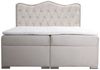 Boxspringbett Schlafzimmerbett SULTAN New in Stoff Velvet X Cappuccino 140x200cm Bild 2